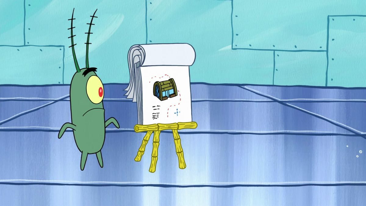 Губка Боб Шелдон планктон