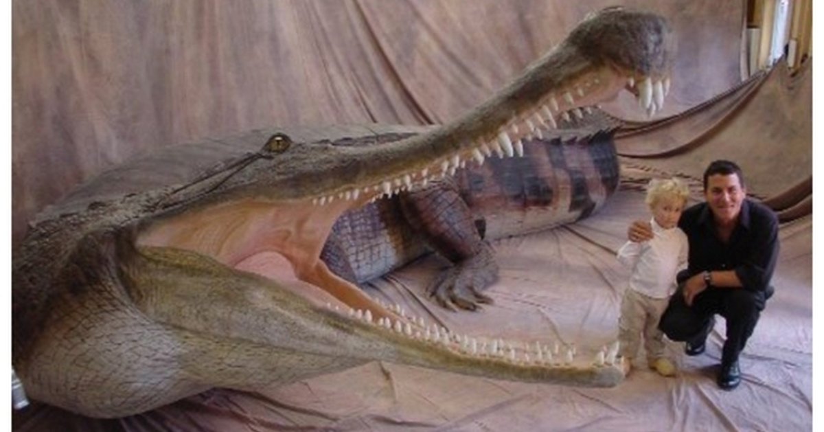 Доисторический крокодил дейнозух