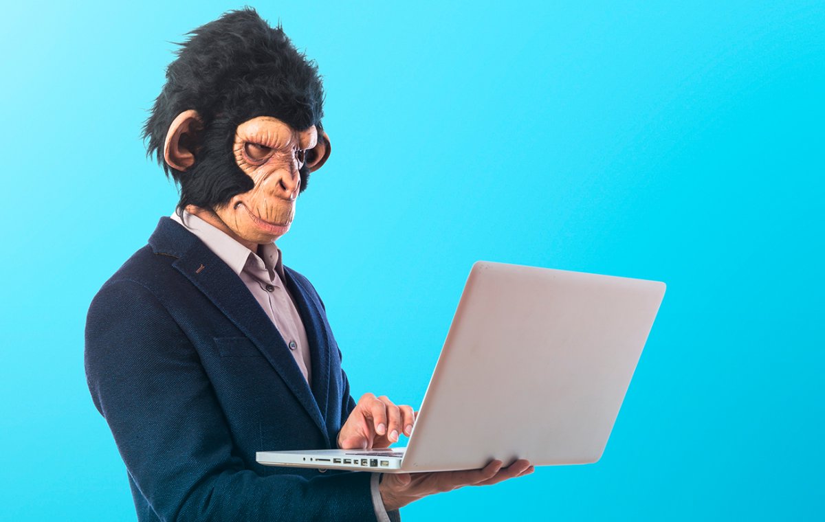 Обезьяна бизнесмен