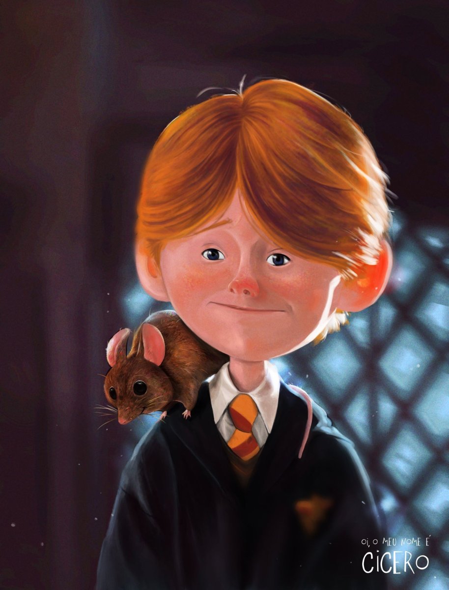 Гарри Поттер крыса Рона