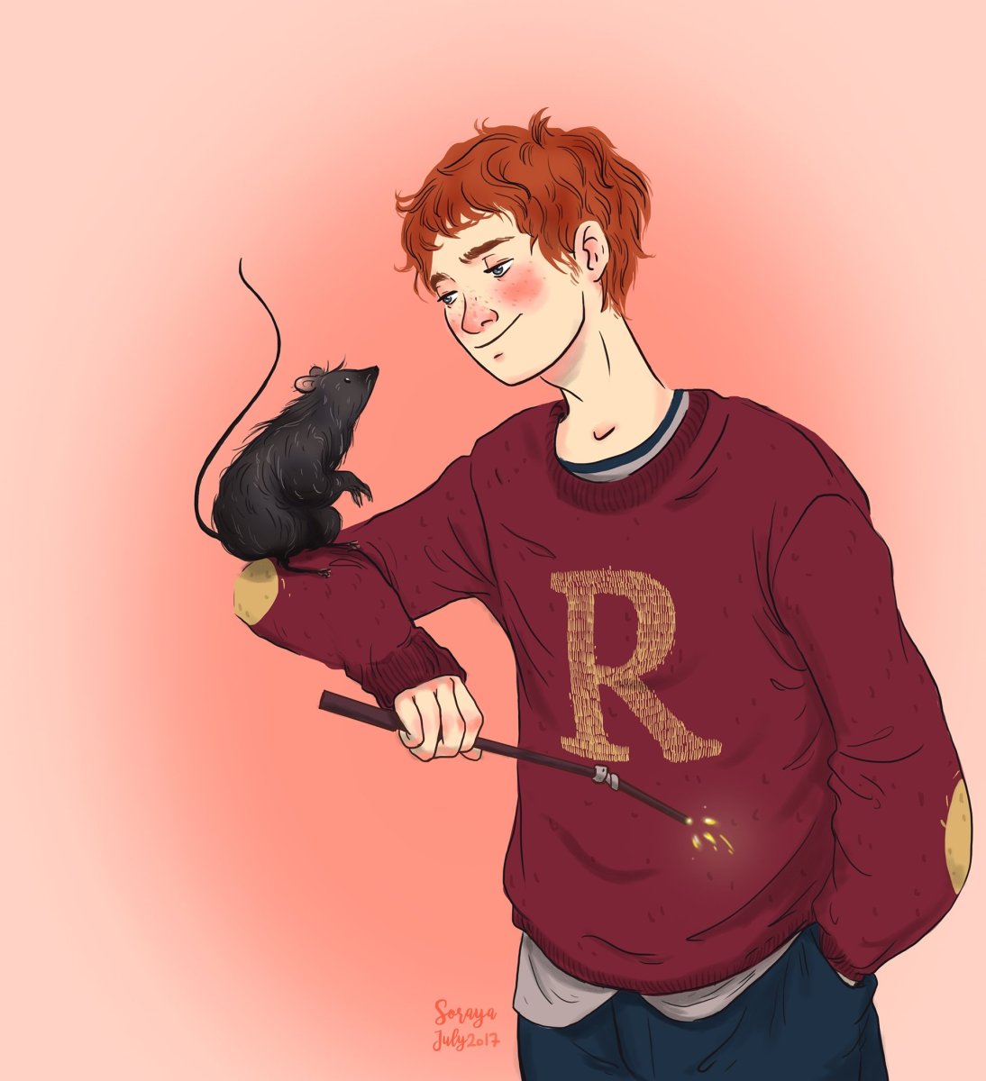 Рон Уизли арт