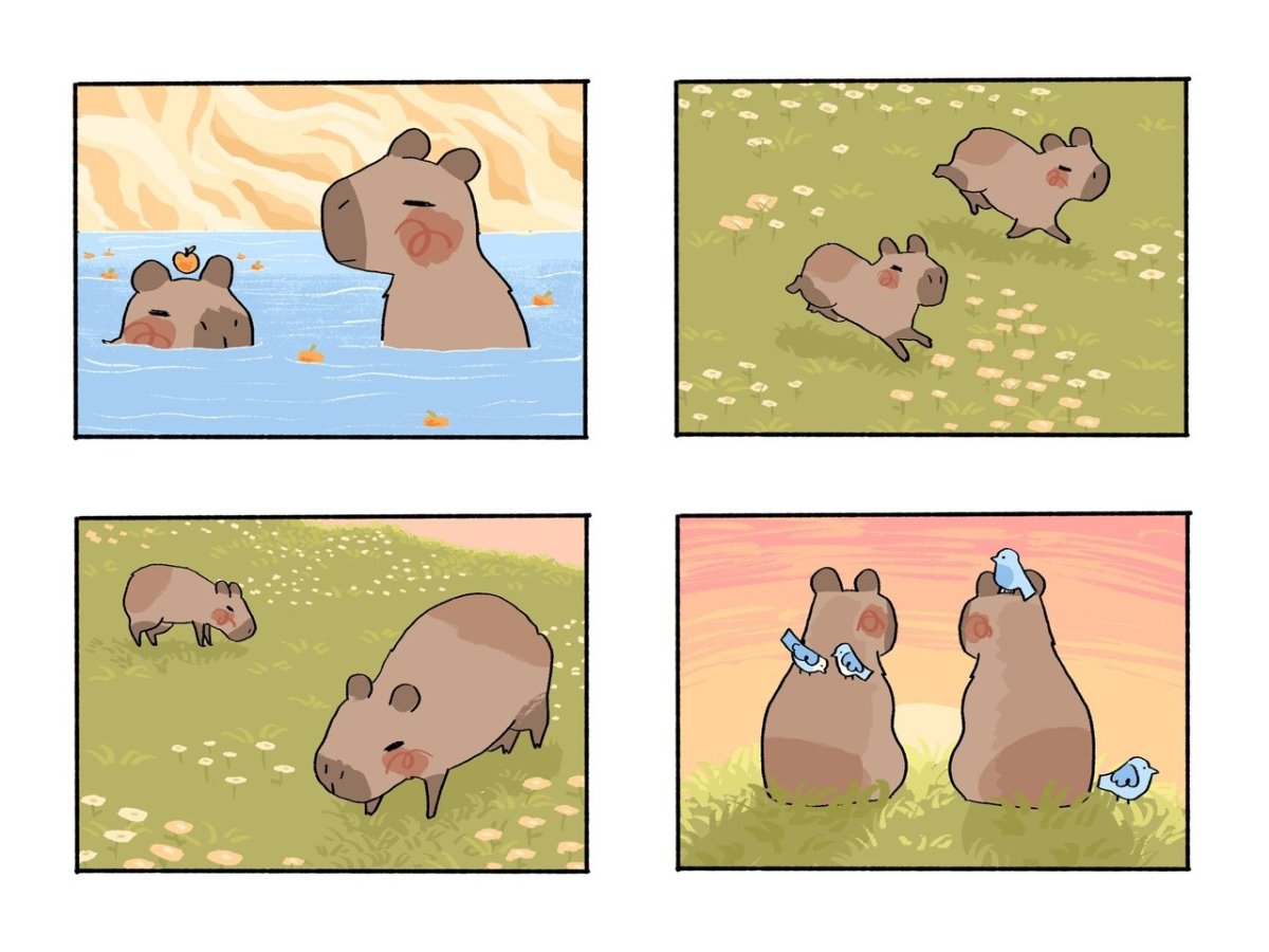 Капибара арт