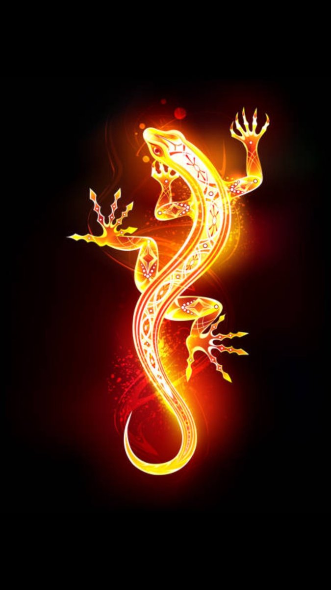 Тотем Огненная саламандра