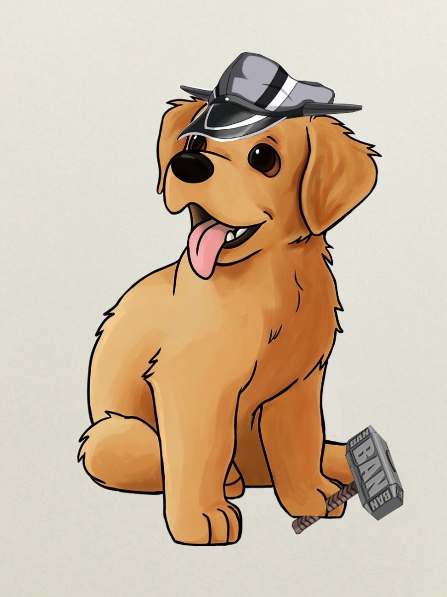 Собака рисунок цветной