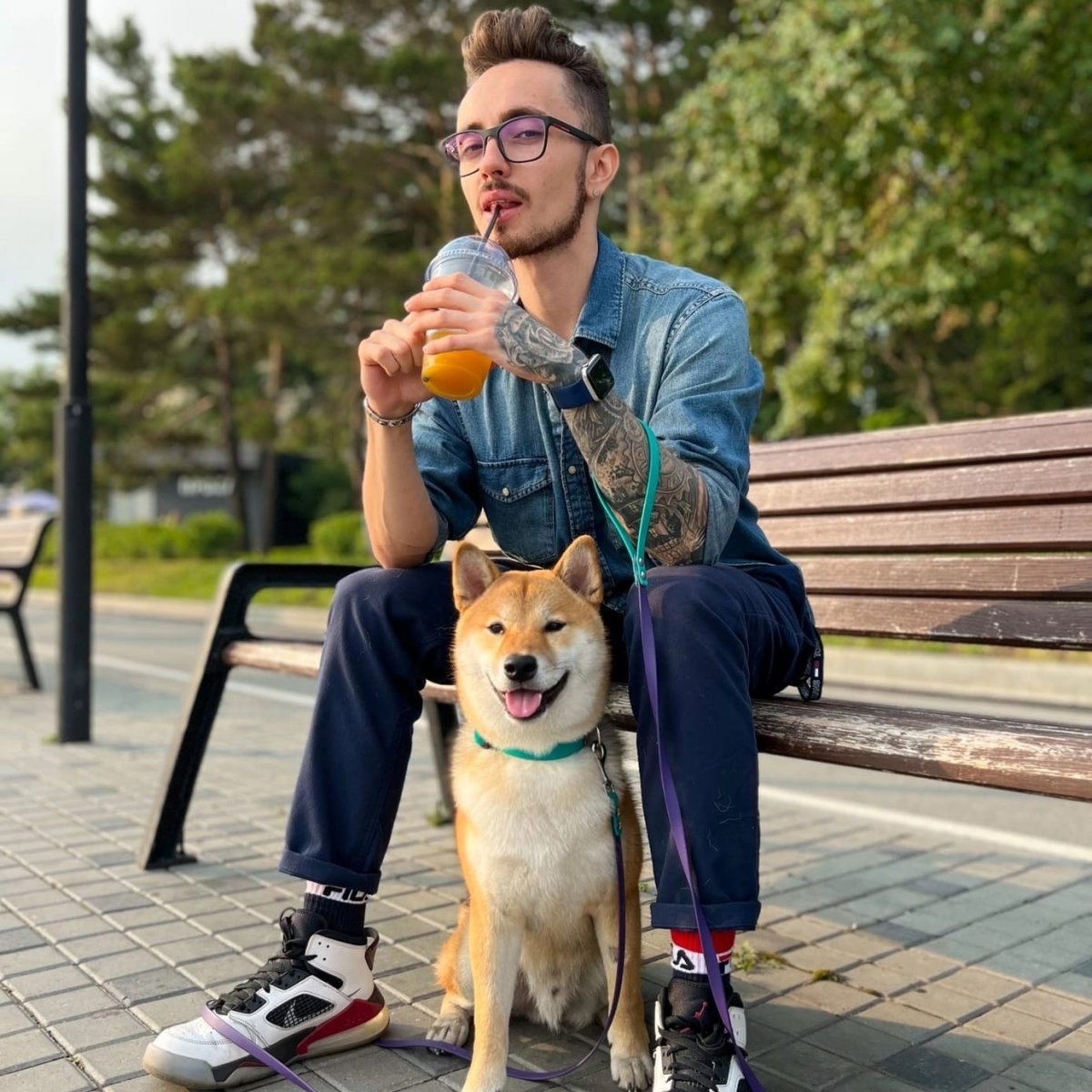 Эдисон и его собака