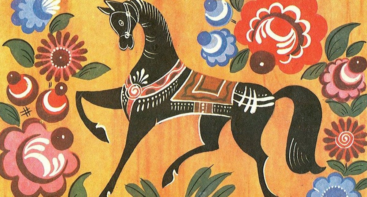 Нижегородские промыслы Городецкая роспись