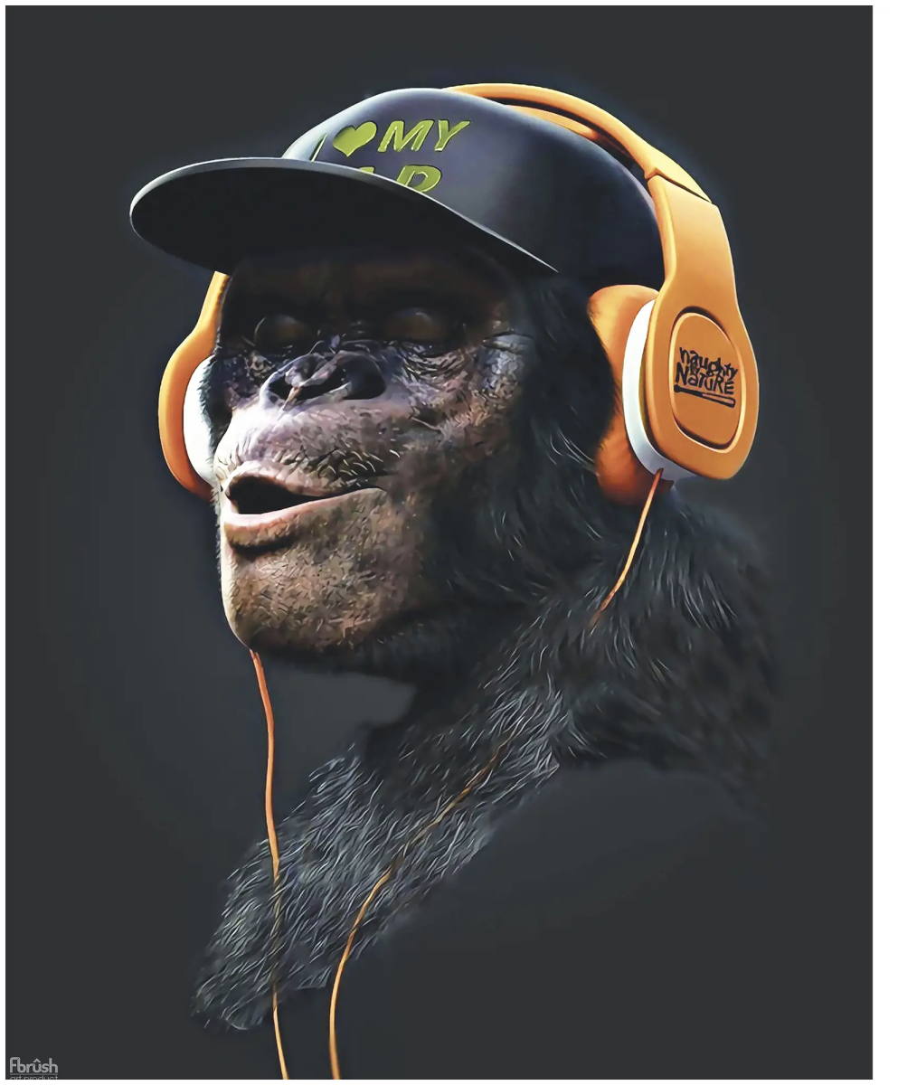 Обезьяна арт