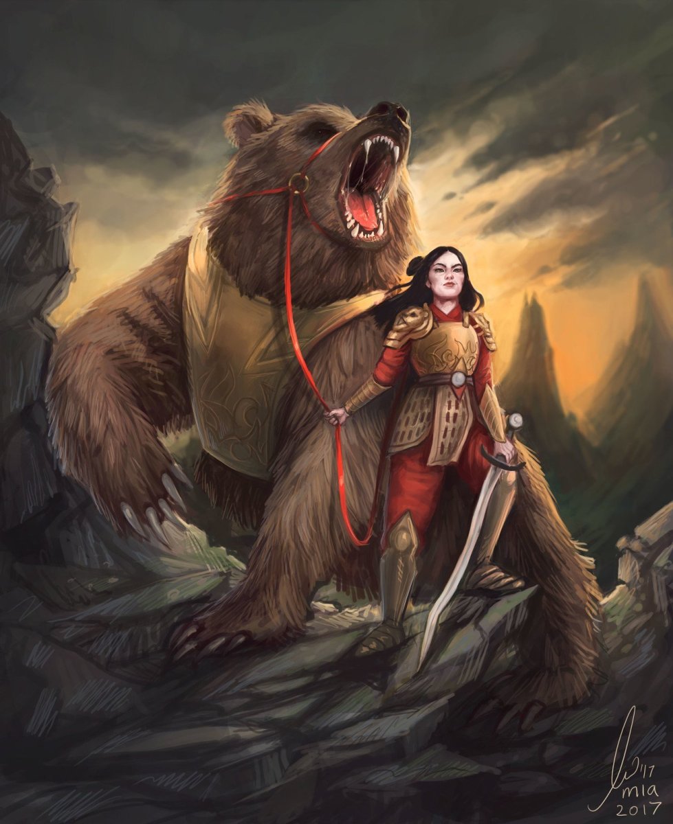 Медведь Берсерк арт