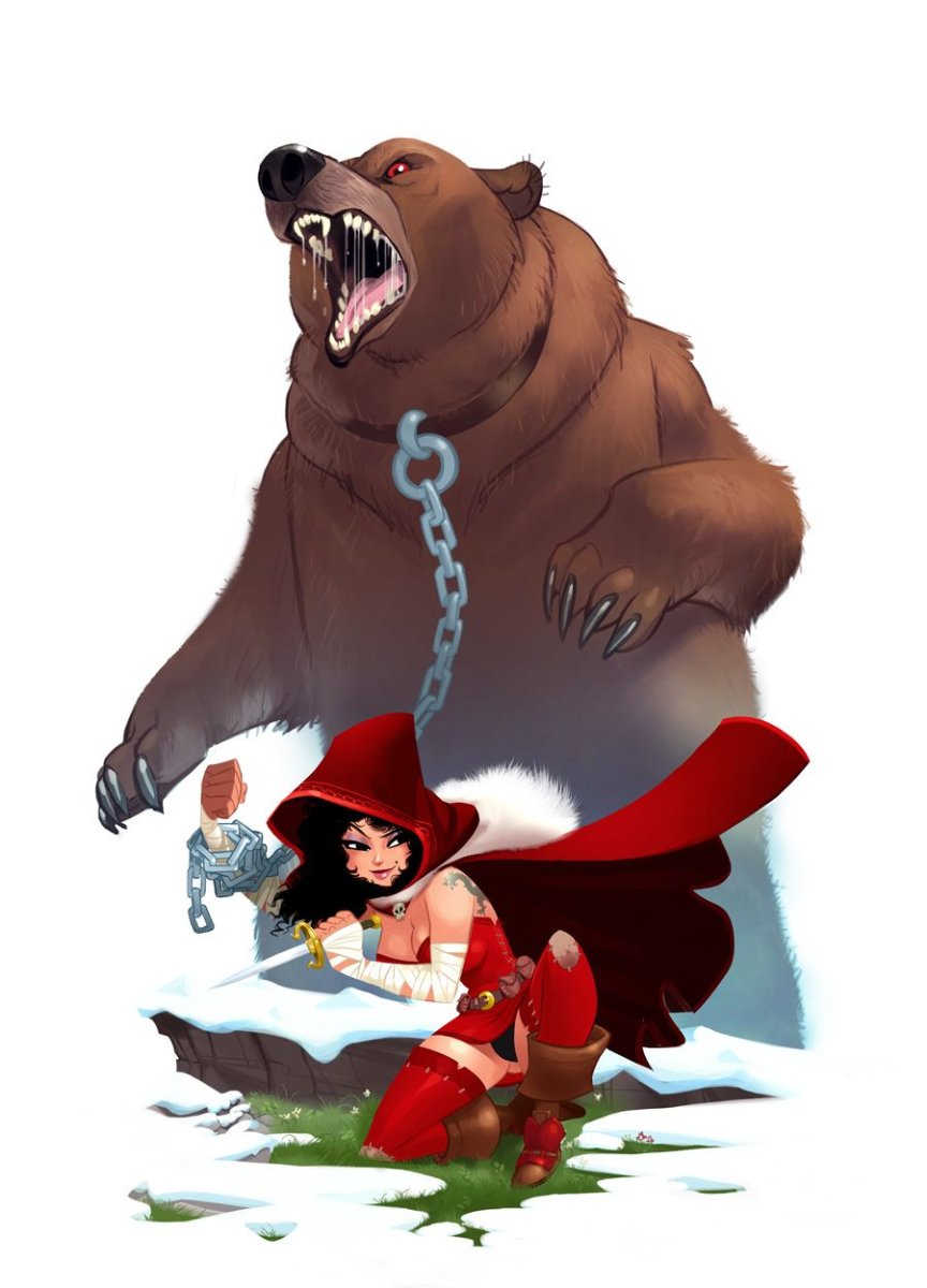 Красная шапочка иллюстрации