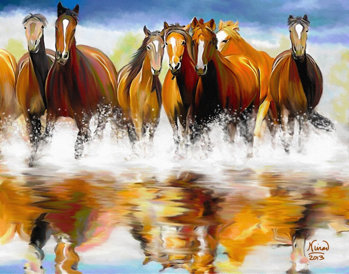 Красивая лошадь обои