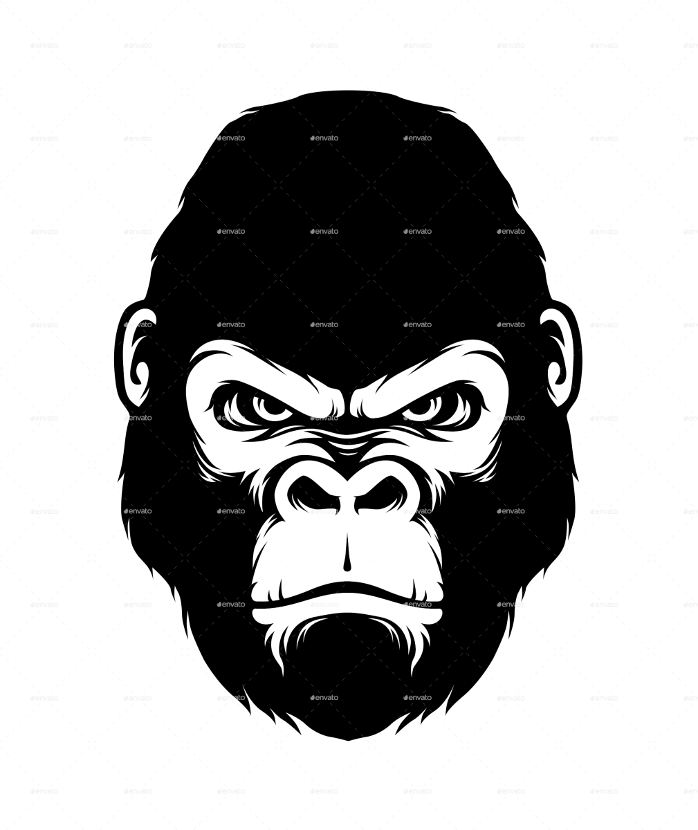 Обезьяна тату эскиз