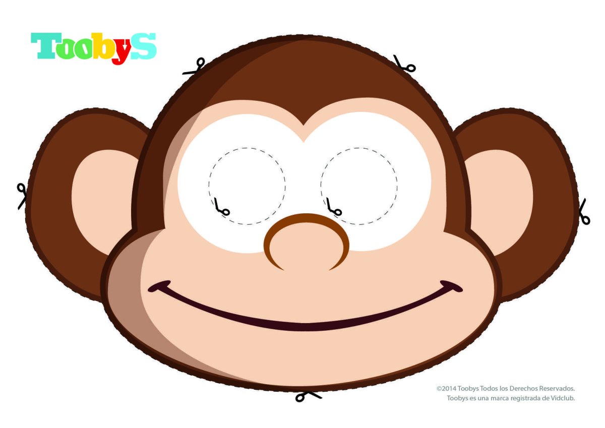 Маска "обезьянка"