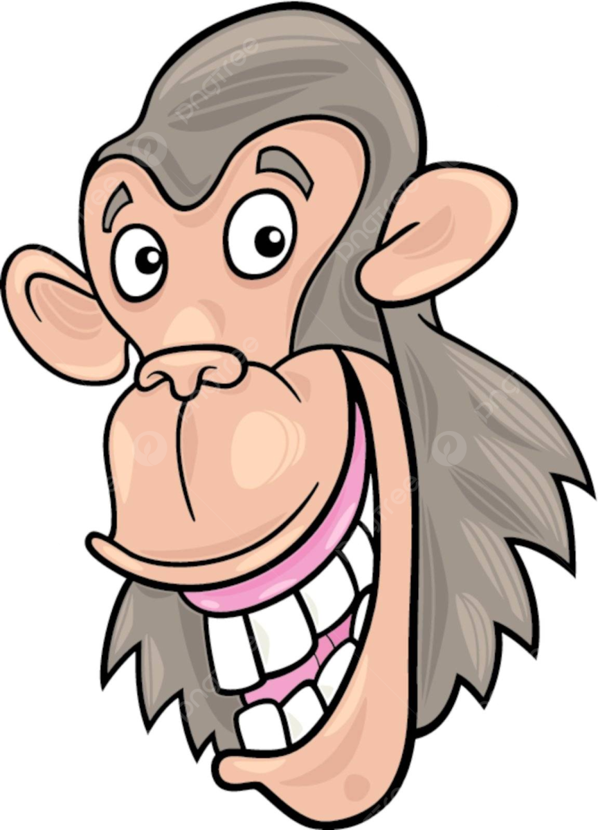 Обезьяна карикатура