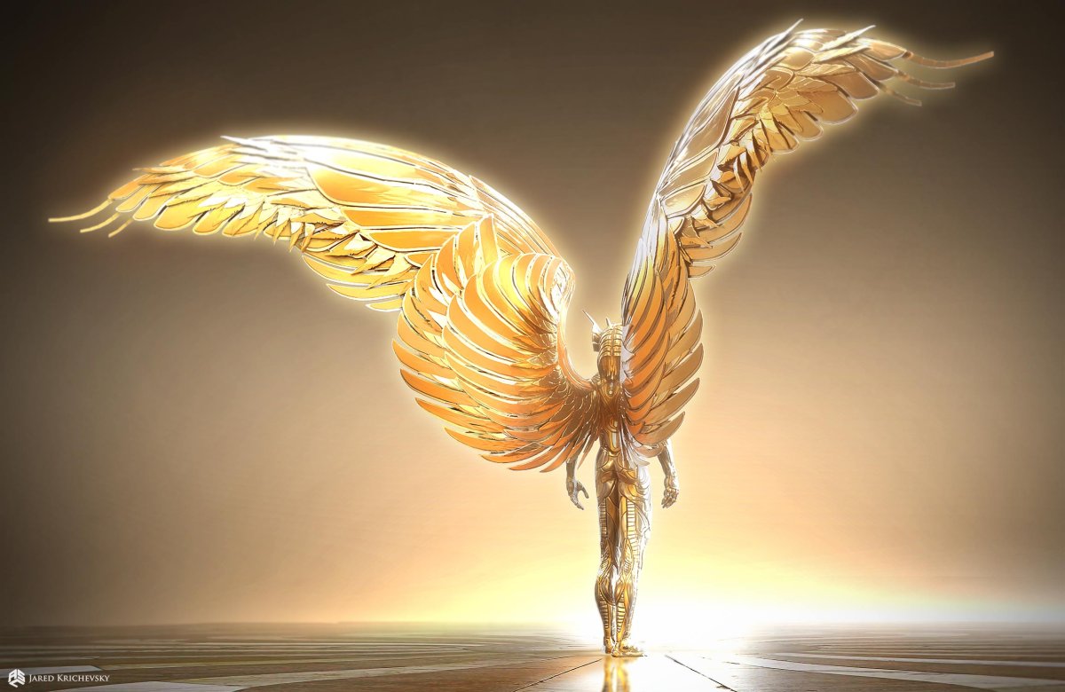 Богиня с крыльями
