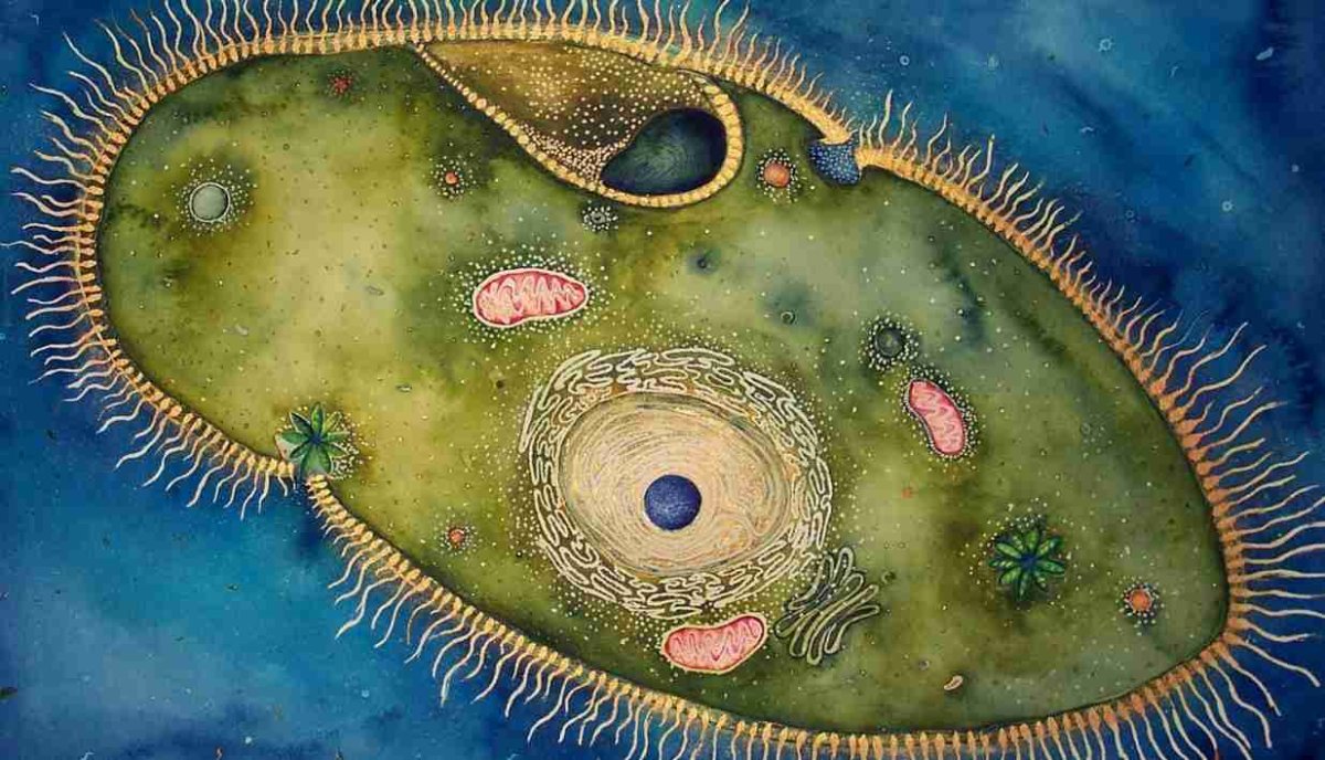 Инфузория туфелька Бурсария