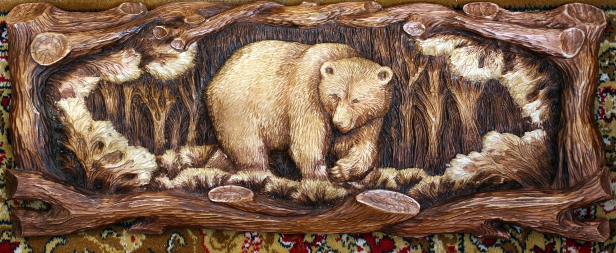 Картина медведь