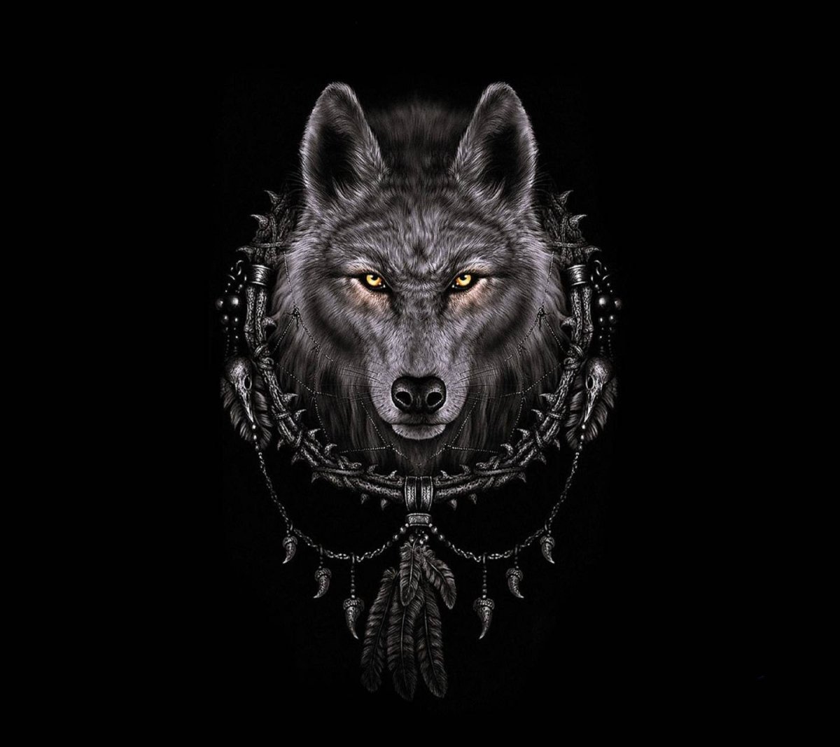 Морда волка фэнтези