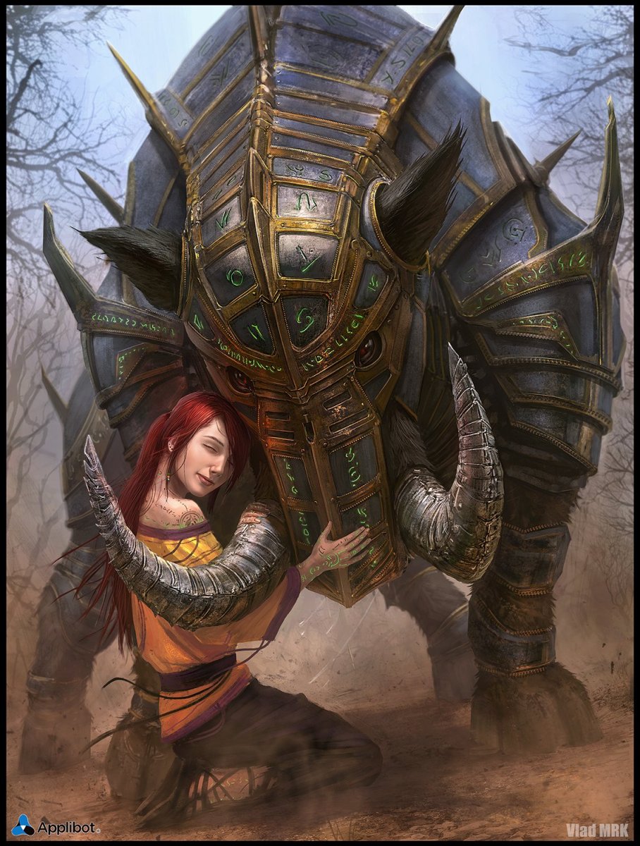 Монстры средневековья арт