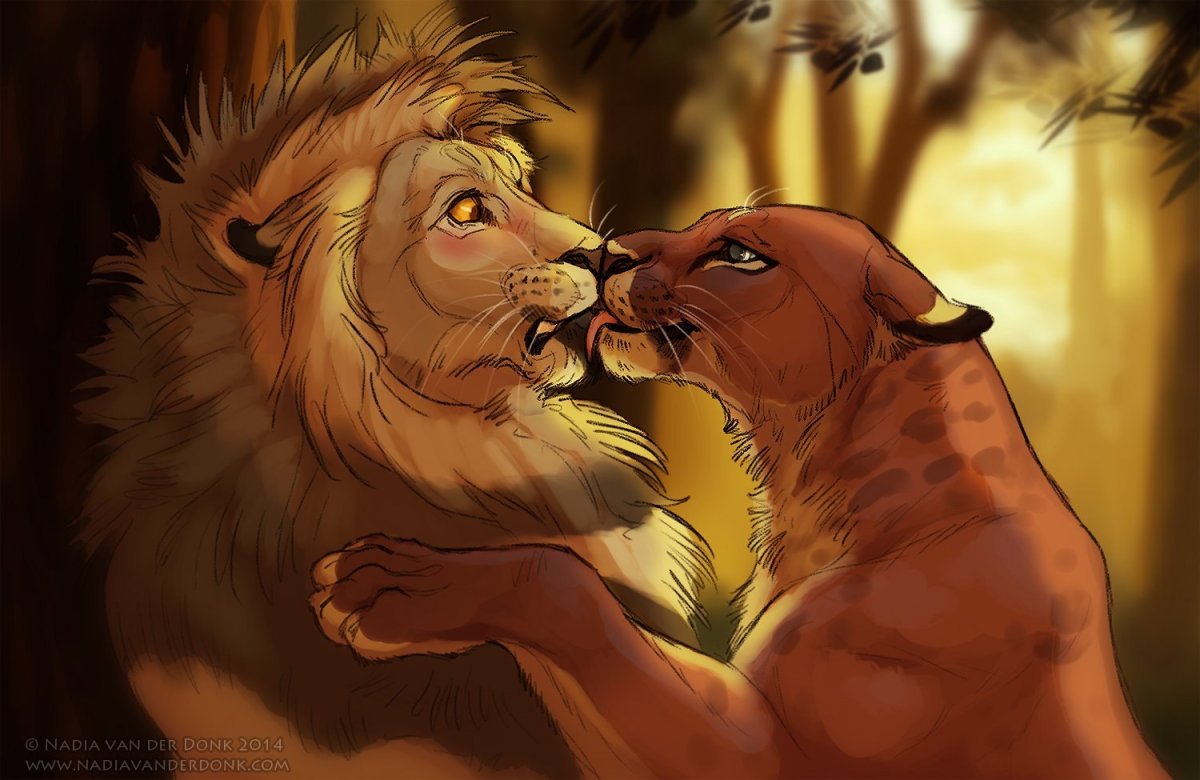 Король Лев аниме львицы