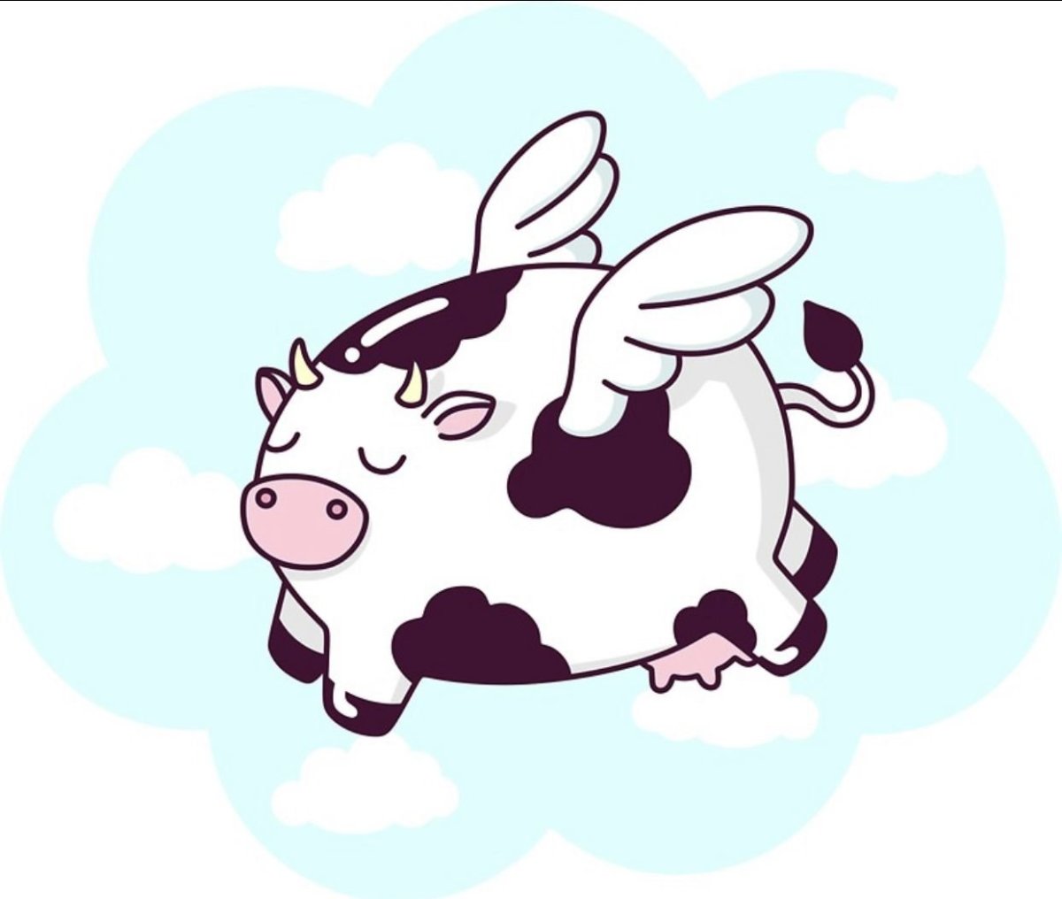 Корова с крыльями