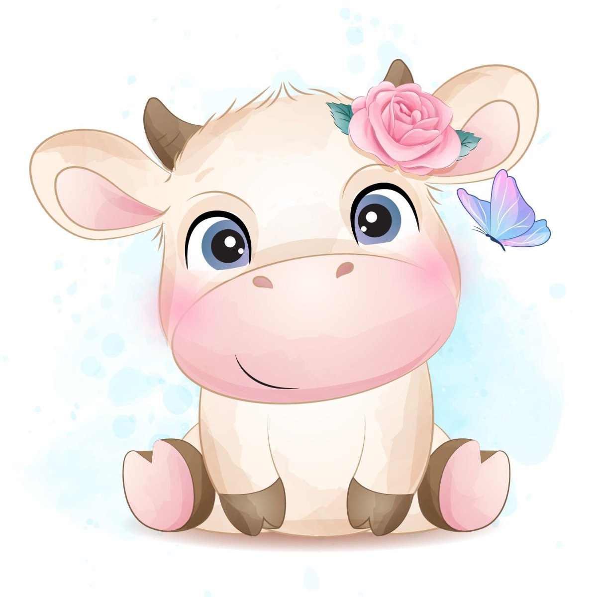 Cute little Cow арты