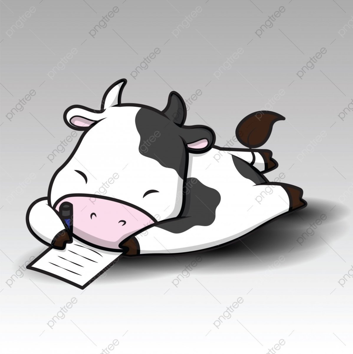 Корова арт милый