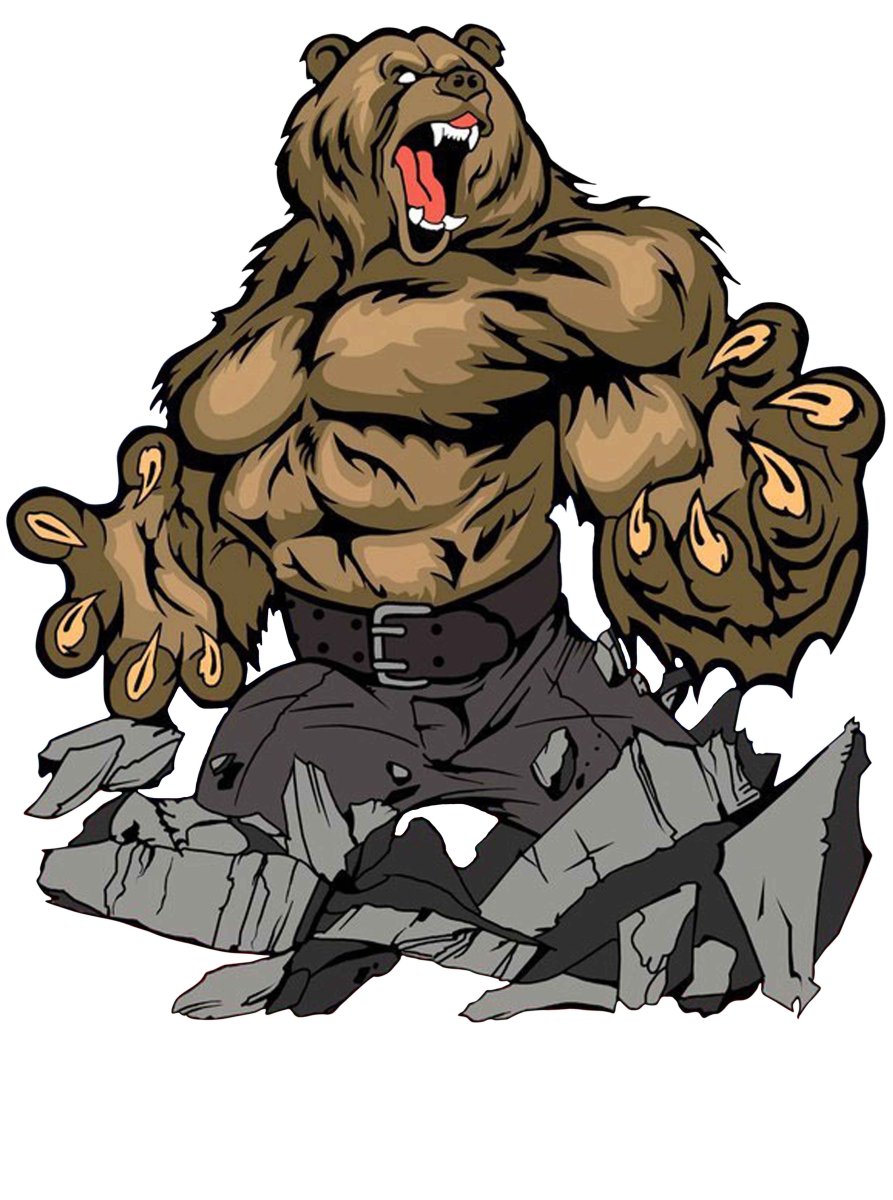 Накаченный медведь