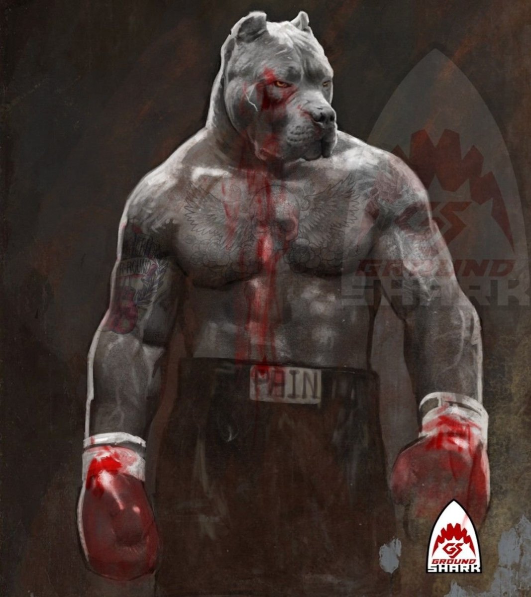 Животные бойцы арт