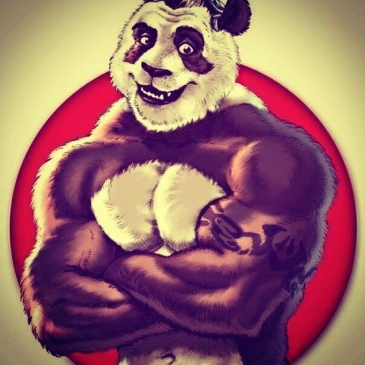 Панда качок