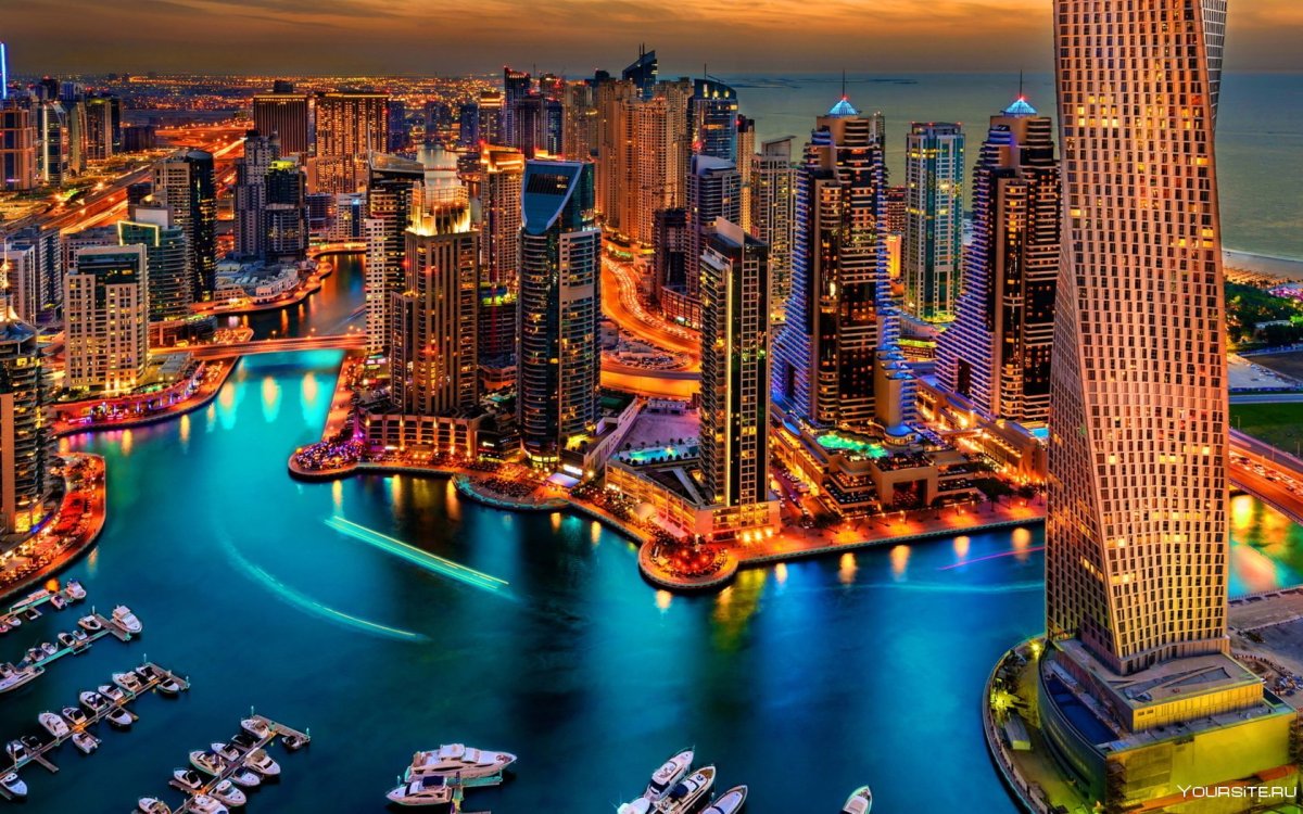 Дубай Марина 1920x1080