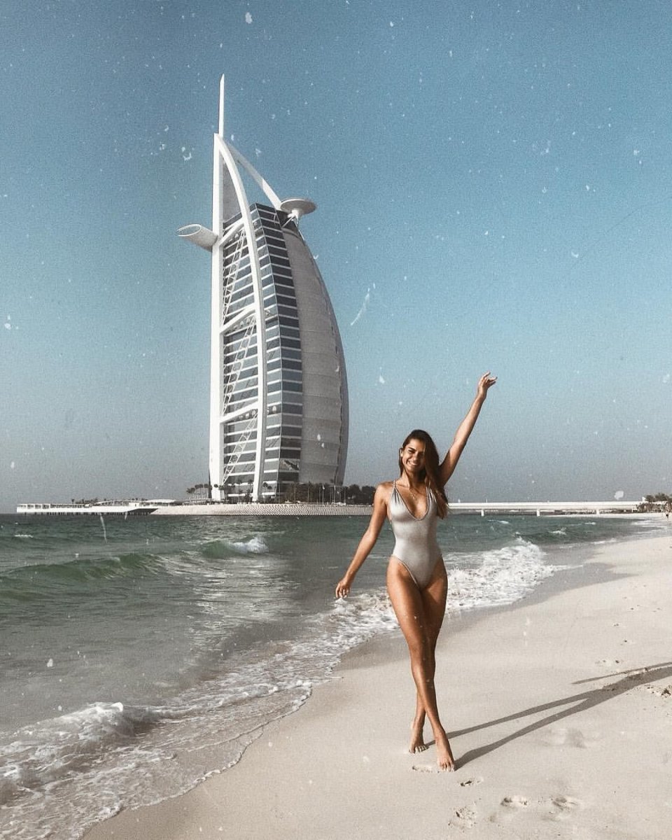Дубай девушки на пляже