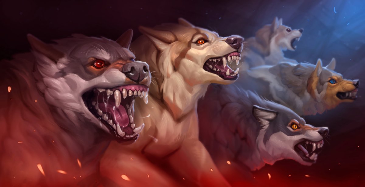 Стая злых Волков арт