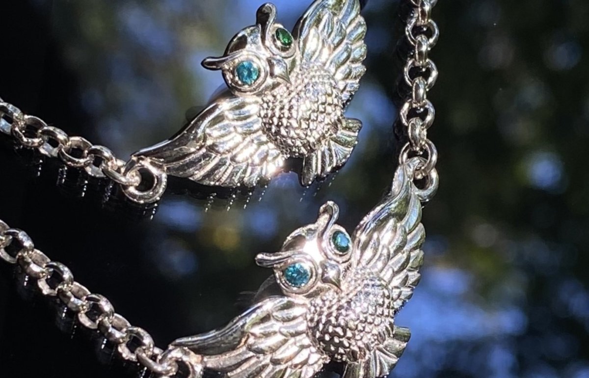 Браслет Сова серебро