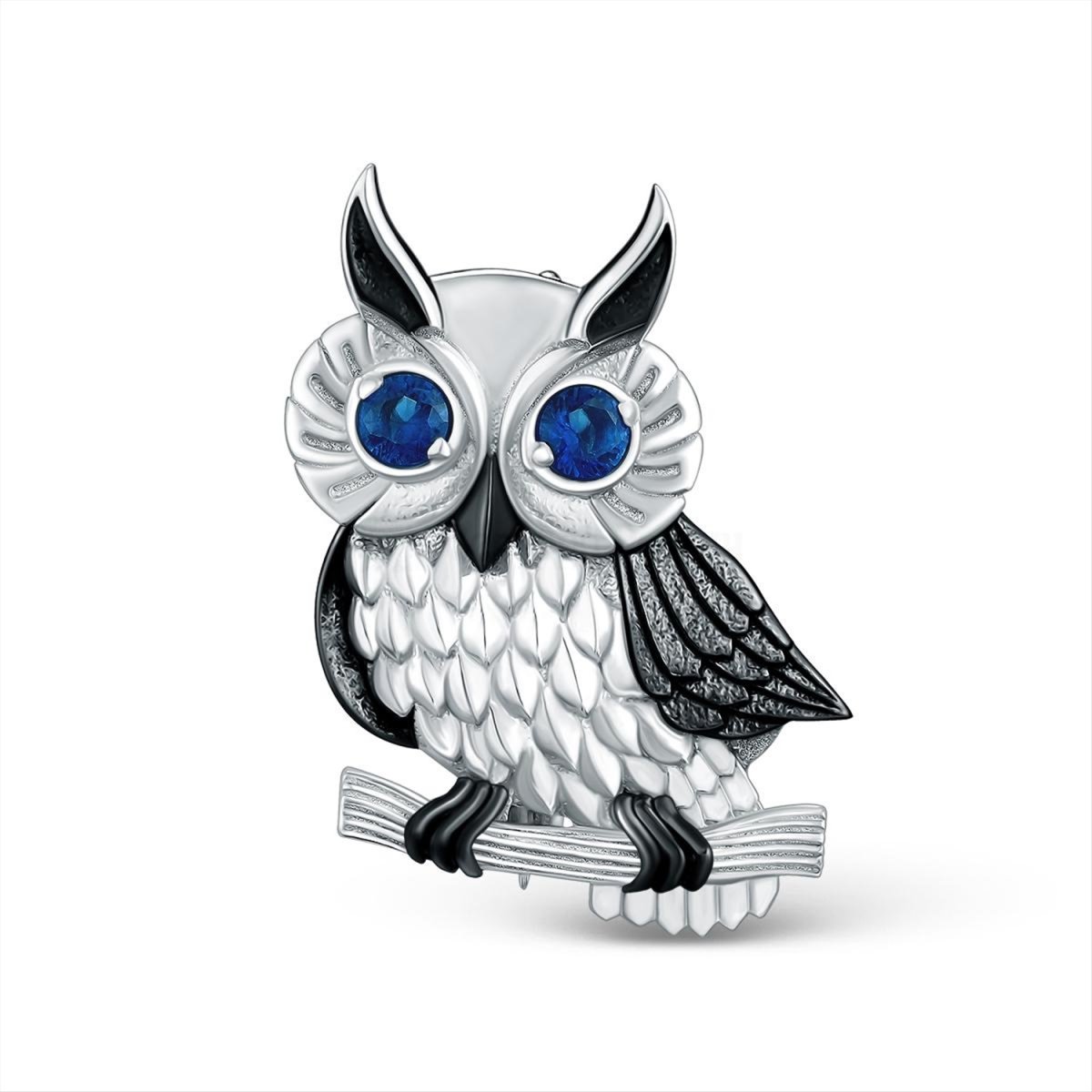 Совушка статуэтка серебристые