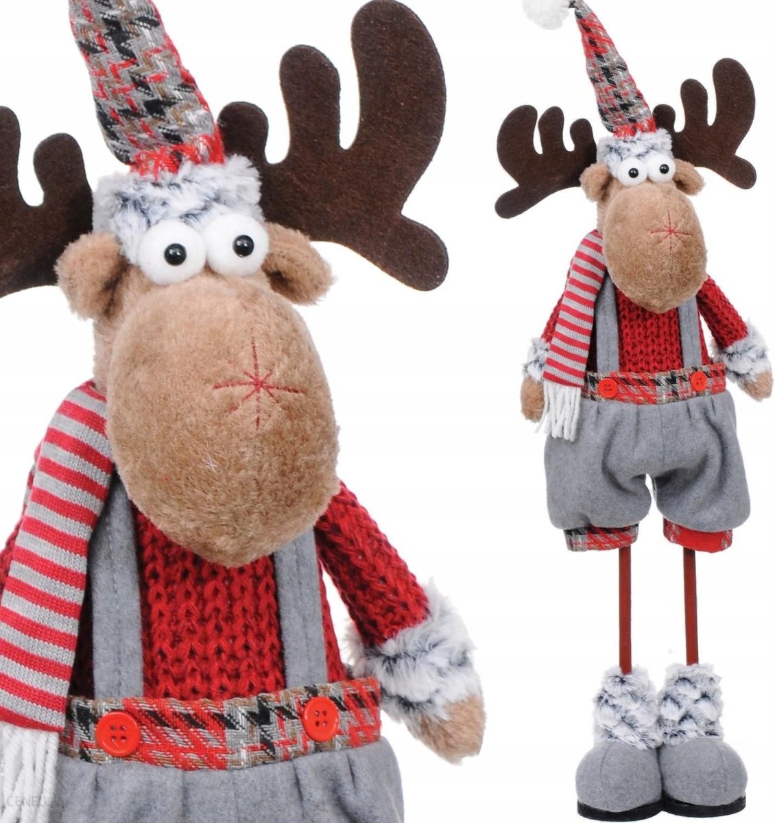 Новогодние игрушки мягкие с длинными ногами