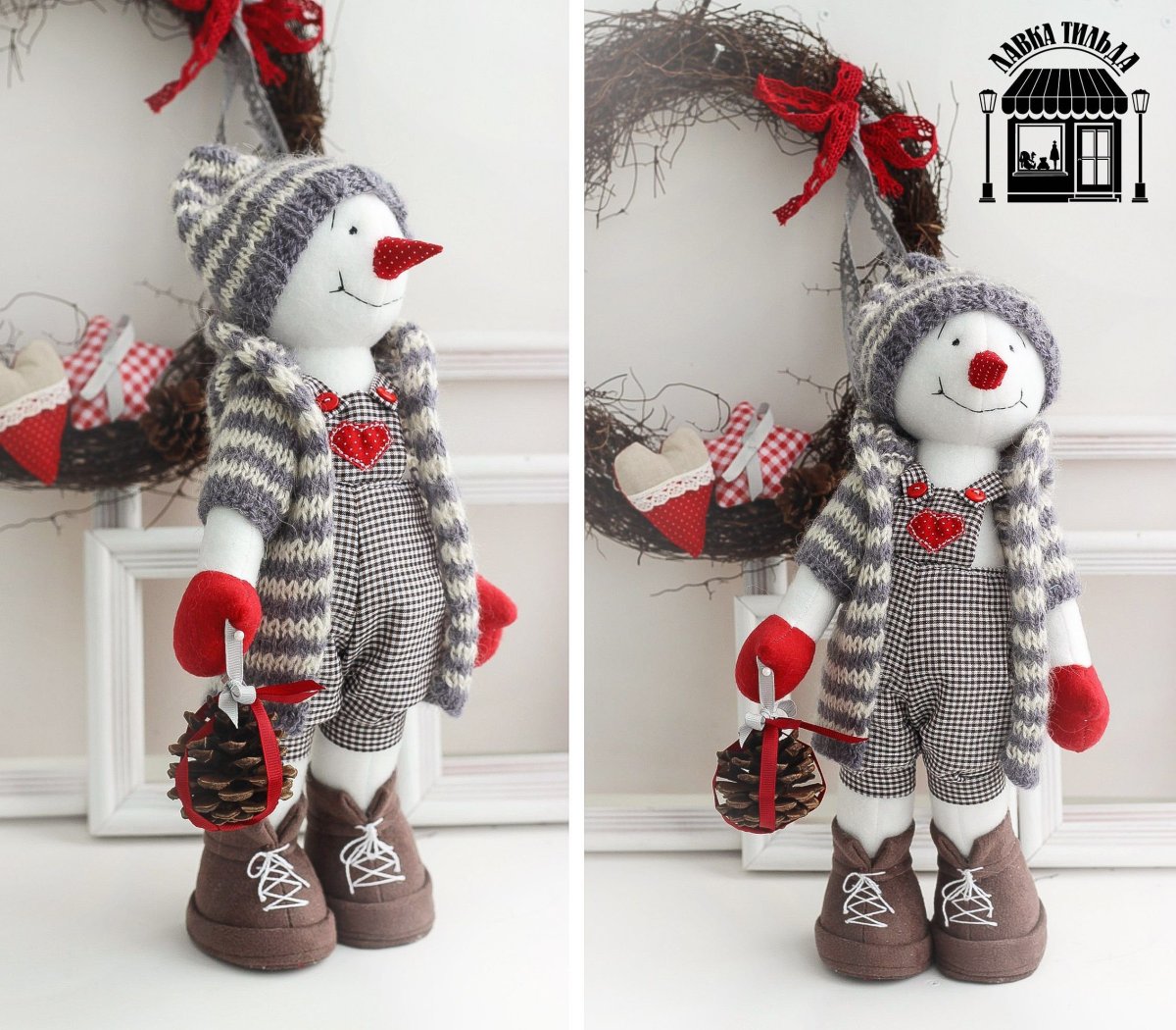 Вязаные интерьерные игрушки