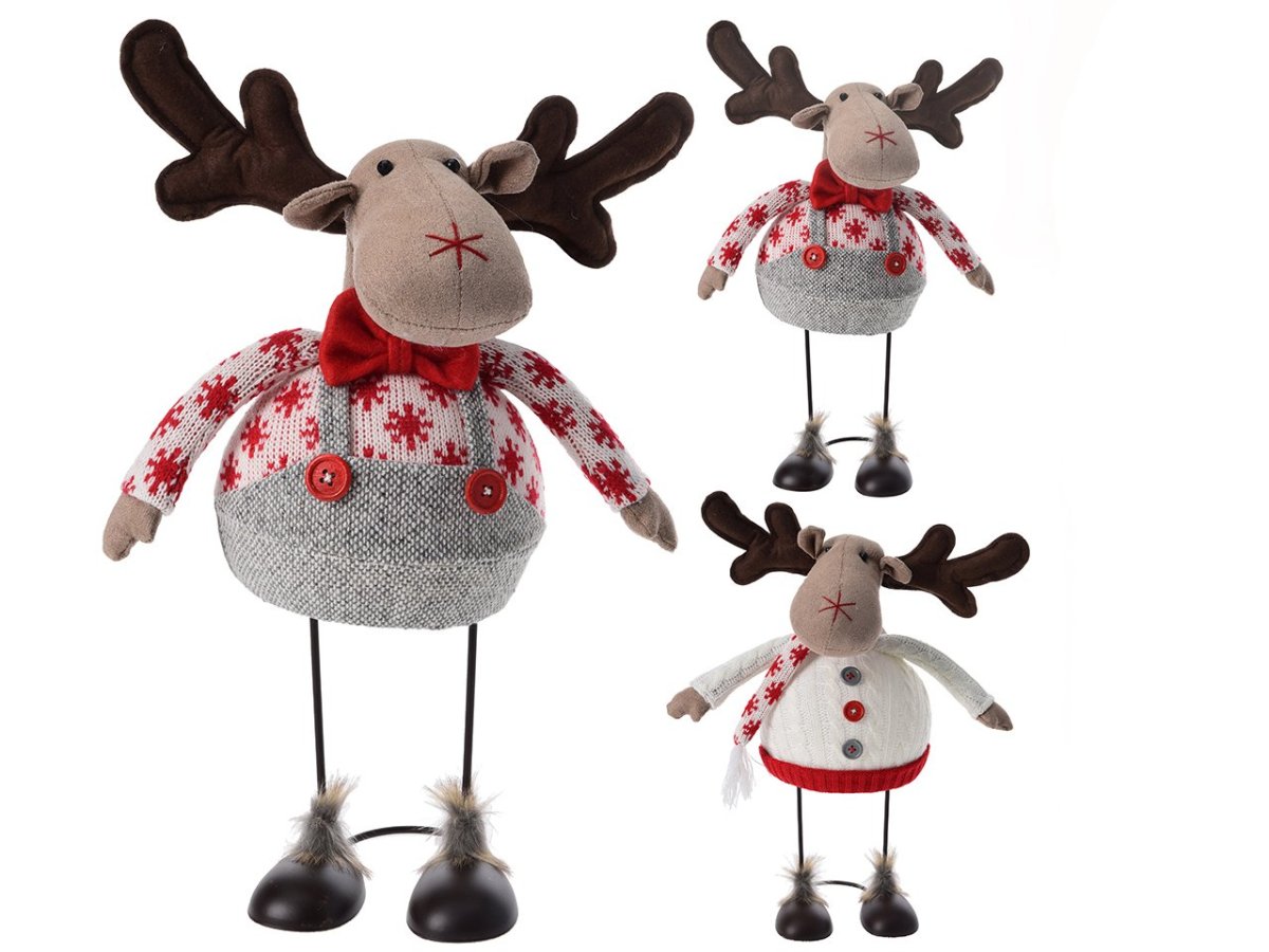 Новогодний олень мягкая игрушка