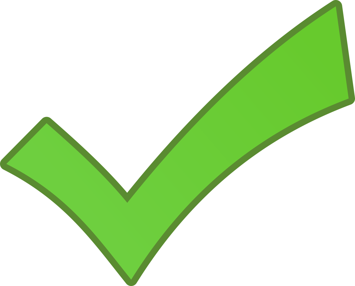 Зеленая галочка