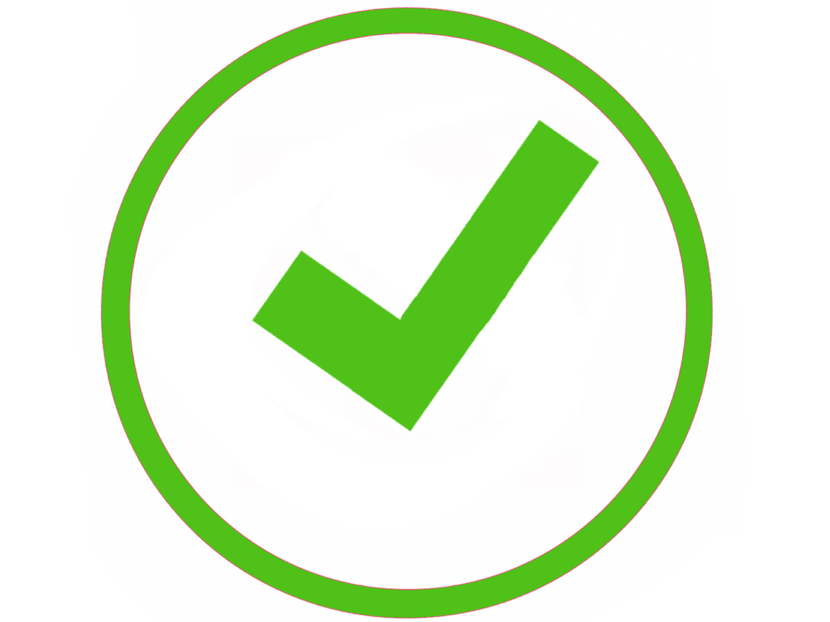 Разрешающий знак галочка