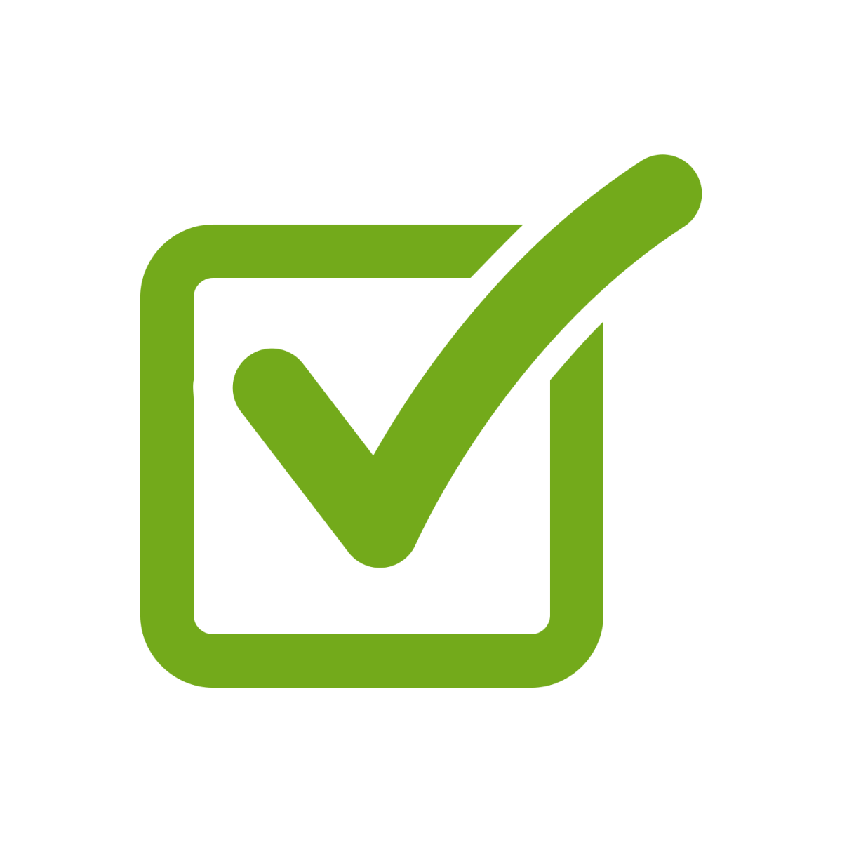 Пиктограмма галочка