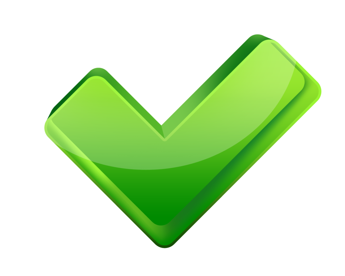 ЭМОДЖИ галочка и крестик