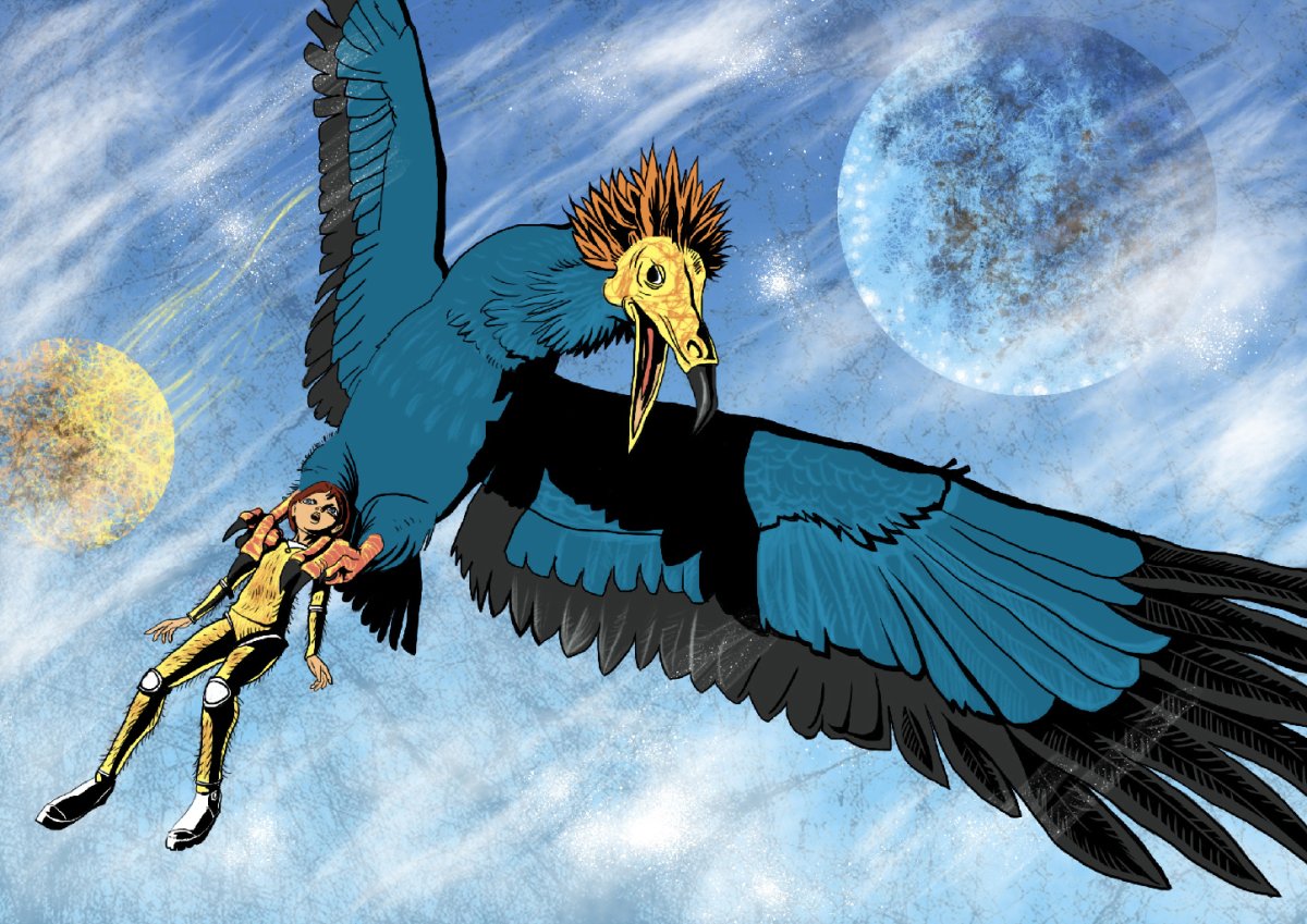 Птица крок из мультфильма тайна третьей планеты