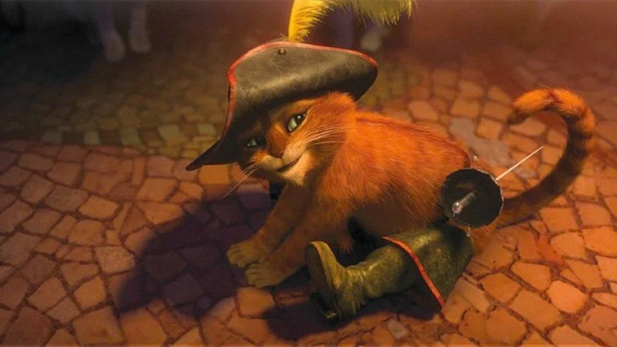 Кот в сапогах и киса мягколапка