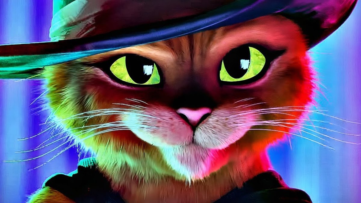 Антонио Бандерас кот в сапогах