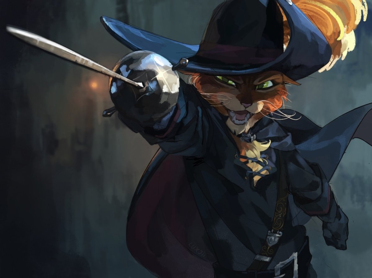 Кот в сапогах Дримворкс