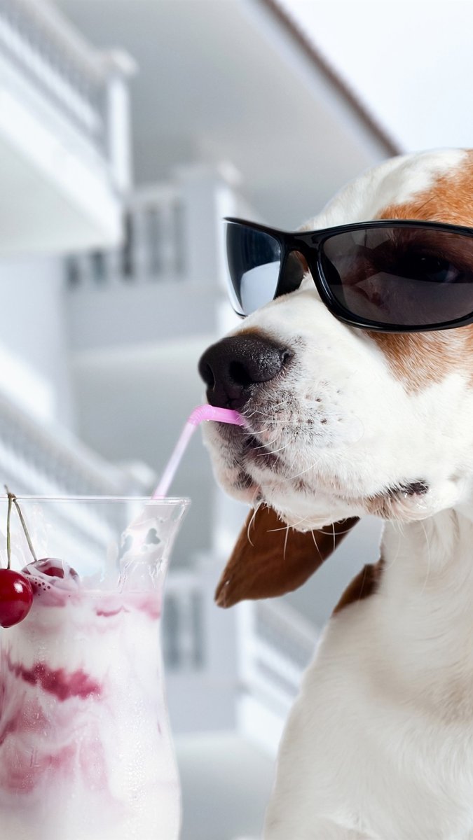 Животные с мороженым