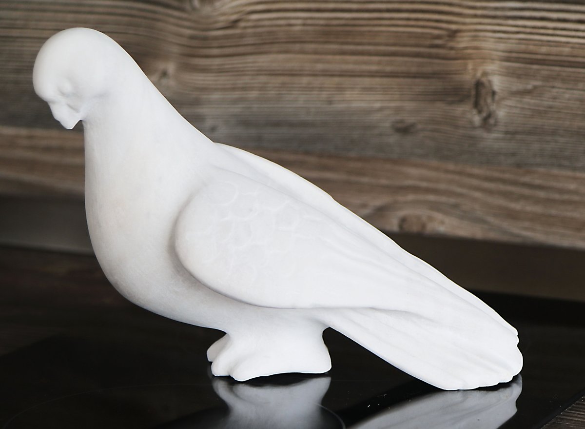 Голубь из камня