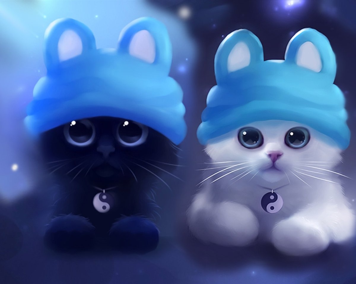 Котики мультяшные