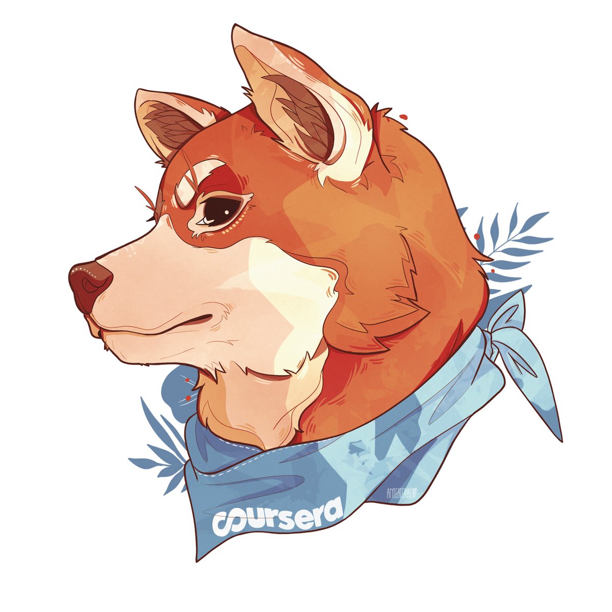 Иллюстрация с маскотом