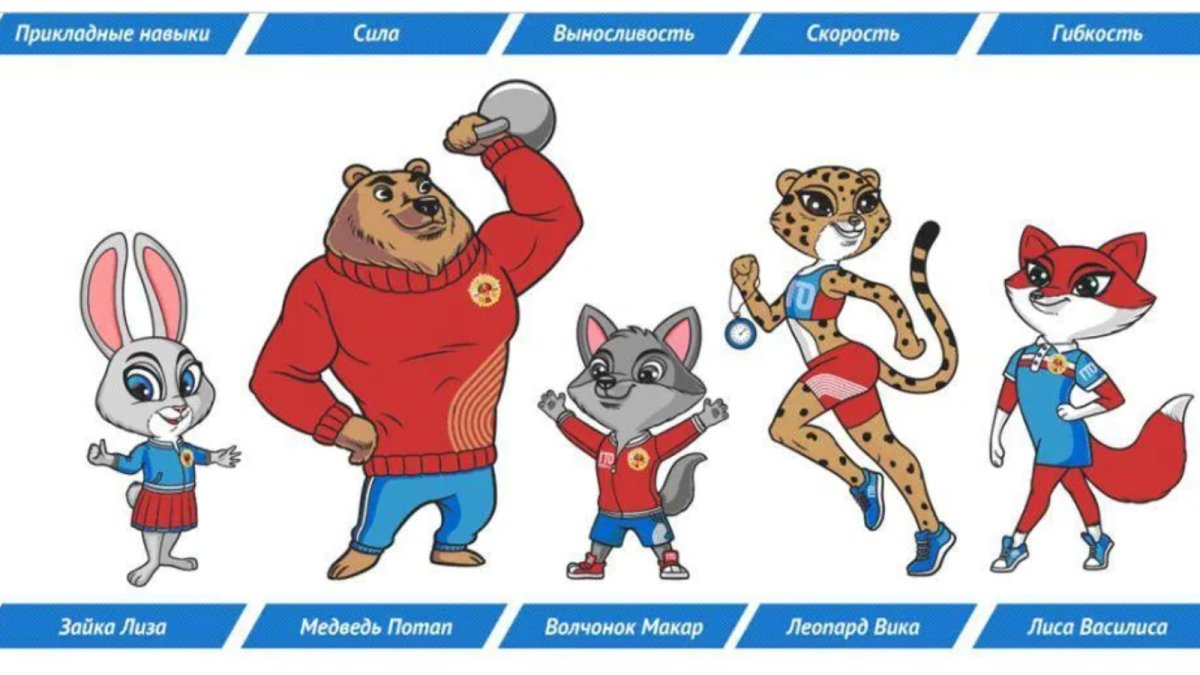 Талисман ГТО медведь потап